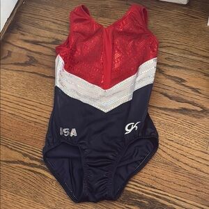 GK USA gymnastics replica leotard *limited edition*
